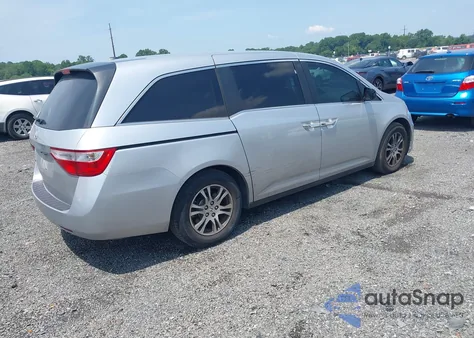 2011 Honda Odyssey Ex-L из США, поврежденный, VIN 5FNRL5H6XBB027750
